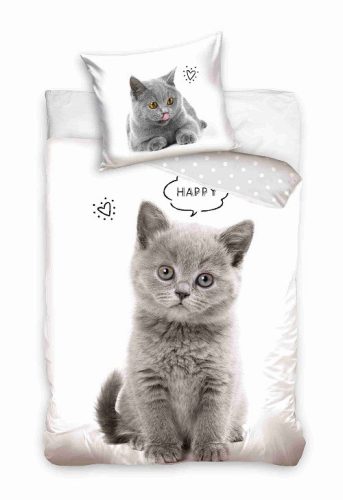 Katten beddengoedset 140x200 cm, 70x90 cm