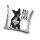 Franse bulldog kussensloop 40x40 cm