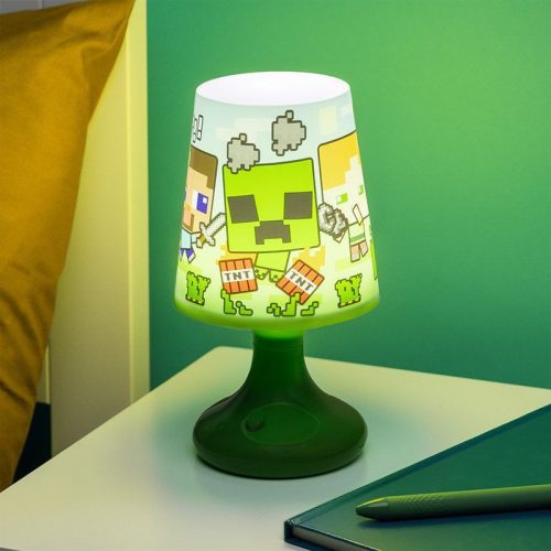 Minecraft kleurveranderende tafellamp