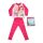 Lange dunne katoenen kinderpyjama - Prinsessen - Rapunzel, Ariel, Doornroosje print - Jersey - roze - 104