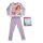Lange dunne katoenen kinderpyjama - Prinsessen - Rapunzel, Ariel, Doornroosje print - Jersey - lichtpaars - 104