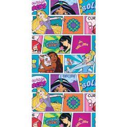 Disney Prinsessen kinder strandhanddoek - 67x137 - geruit