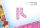 Disney Princess antislip pluche sokken voor kinderen - lichtroze - 27-30