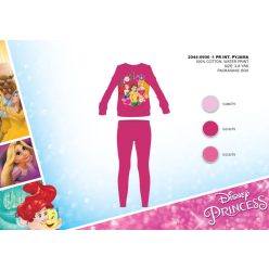   Winterse katoenen interlock kinderpyjama - Disney Princessen - roze - 116