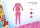 Winterse katoenen interlock kinderpyjama - Disney Princessen - roze - 116