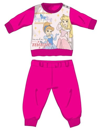 Disney Prinsessen winter dikke baby pyjama - katoenen flanellen pyjama - roze - 80