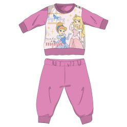   Disney Prinsessen winter dikke baby pyjama - katoenen flanellen pyjama - roze - 80