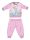 Disney Princesses winter katoenen baby pyjama - interlock pyjama - lichtroze - 86