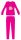 Disney prinsessen flanellen pyjama - dikke winterse kinderpyjama - roze - 98
