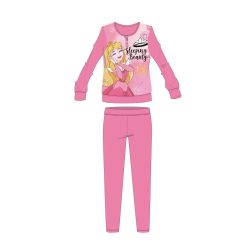   Disney Frozen kinderjersey pyjama - katoenen pyjama - donkerroze - 110