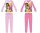 Disney prinsessen jersey kinderpyjama van katoen - roze - 122