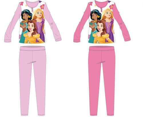 Disney prinsessen jersey kinderpyjama van katoen - roze - 122