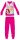 Disney Prinsessen fleece pyjama - winter dikke kinderpyjama - roze - 128