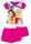 Disney Princess katoenen zomerse set - T-shirt-korte broek set - roze - 110