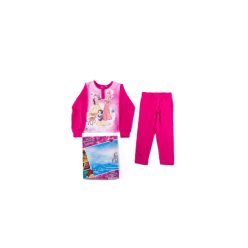   Lange dunne katoenen kinderpyjama - Disney Prinsessen - 122 - roze
