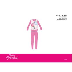   Disney prinsessen dunne katoenen kinderpyjama - jersey pyjama - roze - 104
