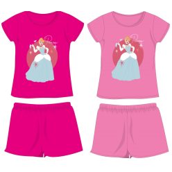   Disney Princess katoenen zomerse set - T-shirt-korte broek set - roze - 122