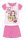 Disney Princess zomer korte mouw kinderpyjama - katoenen jersey pyjama - roze - 104