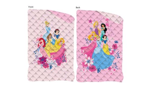 Disney Princesses dubbelzijdig dekbed, beddensprei - 170 x 260 cm