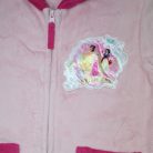 Kinderbadjas met capuchon - Coral - Disney Princess - lichtroze - 110