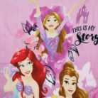 Prinsessen deken voor meisjes - 100 x 150 cm - roze