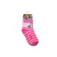 Antislip kinderbeenwarmers - Disney Prinsessen - volledig pluche - roze gestreept - 23-26