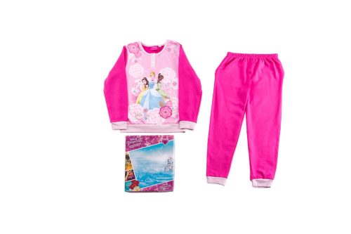 Flanellen kinderpyjama - Disney Princess - roze - 116