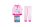 Flanellen kinderpyjama - Disney Princess - lichtroze - 104