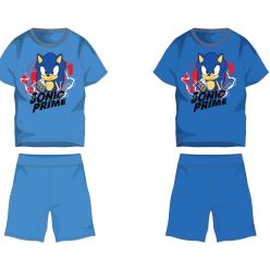 Sonic katoenen zomer set - shirt-korte broek set
