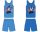 Sonic katoenen zomeroutfit - shirt-short set - middenblauw - 128