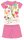 Snoopy korte mouw zomer katoenen pyjama - kinder jersey pyjama - roze - 110