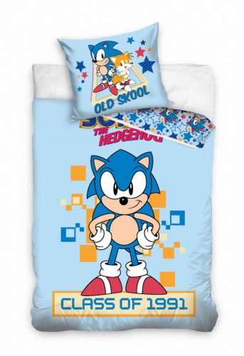 SONIC OLD SKOOL 1991 dekbedovertrekset 140x200+65x65 100% katoen