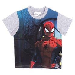   Spiderman jongens korte mouwen T-shirt - katoenen T-shirt - grijs_104