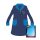 Kinderbadjas - koraal - Spiderman - 110 - donkerblauw
