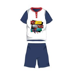   Zomer korte mouw kinder katoenen pyjama - Spiderman - met Spiderman opdruk - donkerblauw - 104