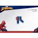 Spiderman antislip pluche sokken voor kinderen - donkerblauw-lichtblauw-rood - 31-34