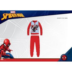   Winterse katoenen interlock kinderpyjama - Spiderman - rood - 134