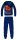 Spiderman fleece pyjama - dikke winterse kinderpyjama - donkerblauw - 128