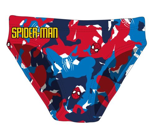 Spiderman jongensbadpak onderstuk - rood-middenblauw-donkerblauw - 128
