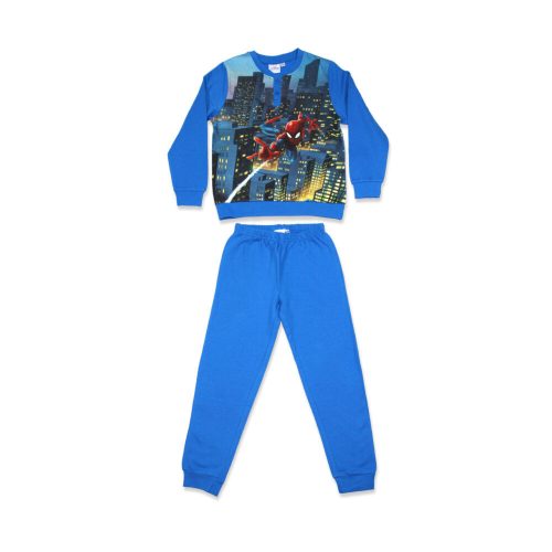 Winter flanellen kinderpyjama - Spider-Man - middenblauw - 134