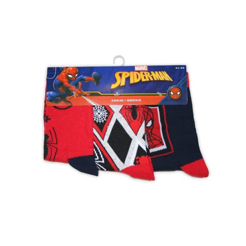 Kinderen katoenen enkelsokken - 3 paar - Spiderman