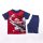 Spiderman jongens katoenen zomer set - t-shirt-korte broek set - donkerblauw - 128