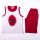Spiderman jongens katoenen zomer set - trui-korte broek set - rood - 128