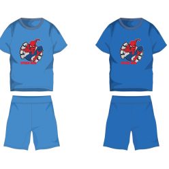   Spider-Man katoenen zomerse set - T-shirt en korte broek set - lichtblauw - 104