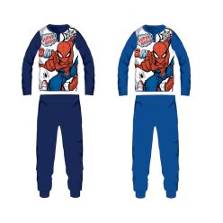 Spiderman katoenen jersey kinderpyjama - donkerblauw - 122