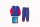 Dikke katoenen kinderpyjama - Spider-Man - donkerblauw-rood - 122