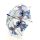 Disney Stitch halfautomatische paraplu - 74cm - Blauw