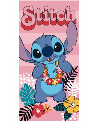 Disney Stitch Ohana Betekent Familie Eco Vriendelijke snel drogende strandhanddoek - 70x140 cm