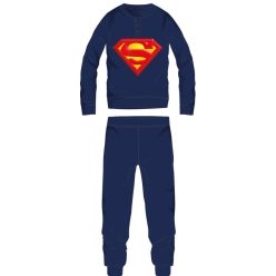  Superman heren dunne katoenen pyjama - jersey pyjama - donkerblauw - S