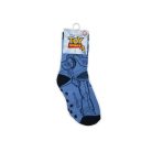 Antislip kinder enkelsokken - Toy Story - pluche - denimblauw - 23-26